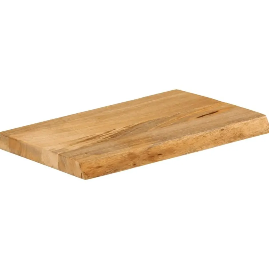 New vidaXL Bordsskiva 40x20x2,5 cm levande kant massivt mangoträ Naturfärg