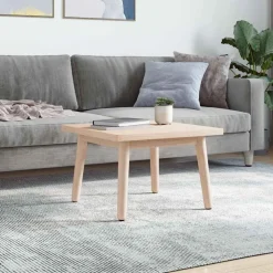 vidaXL Bordsskiva 60x60x2,5 cm massiv furu fyrkantig
