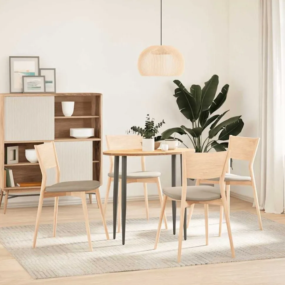 vidaXL Bordsskiva 80x40x2 cm massiv ek oval