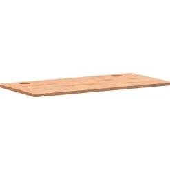 vidaXL Bordsskiva 100x50x1,5 cm massivt bokträ