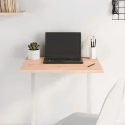 Sale vidaXL Bordsskiva 60x40x2 cm obehandlad massiv ek Naturfärg