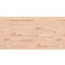 Clearance vidaXL Bordsskiva 80x40x1,5 cm rektangulär massivt bokträ Naturfärg