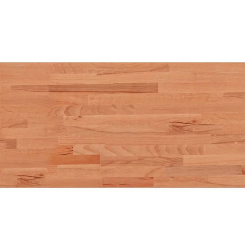Clearance vidaXL Bordsskiva 100x50x1,5 cm rektangulär massivt bokträ Brun