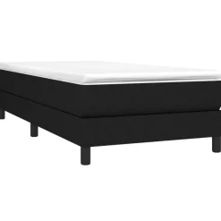 Hot vidaXL Boxspring-sängram 80x200 cm tyg Svart
