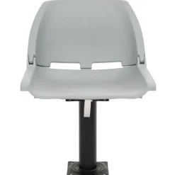 Hot vidaXL Båtstol 2 delar fällbar utan dyna 48x51x41 cm Grå