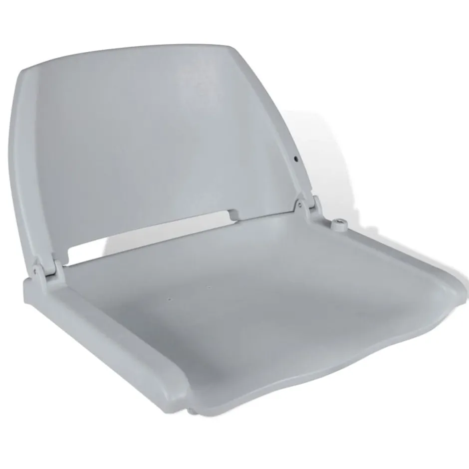 Best vidaXL Båtstol vikbar utan dyna 48x51x41 cm Grå