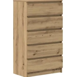 Hot vidaXL Byrå 60x36x103 cm konstruerat trä artisan ek