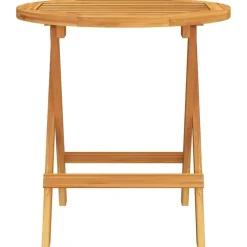 Discount vidaXL Cafébord Ø46x47 cm massivt akaciaträ Brun