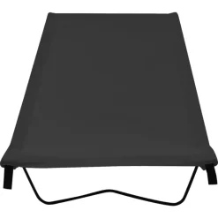 Hot vidaXL Campingsäng 180x60x19 cm oxfordtyg och stål Svart
