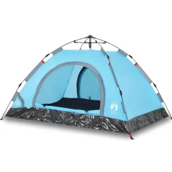 Clearance vidaXL Campingtält 2 personer snabbrest Blå