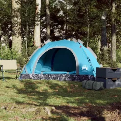 Clearance vidaXL Campingtält 2 personer snabbrest Blå