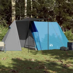 Online vidaXL Campingtält 3 personer vattentätt Blå