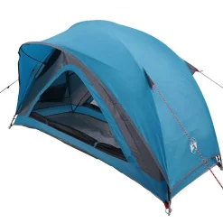 Hot vidaXL Campingtält 1 person vattentätt Blå