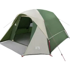Outlet vidaXL Campingtält 4 personer vattentätt Grön