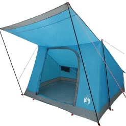 Clearance vidaXL Campingtält med tak med lagring 282 x 225 x 154 cm taffeta Blå