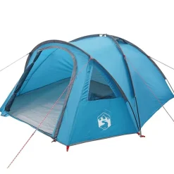 Online vidaXL Campingtält med tak 308 x 268 x 130 cm Polyester Blå
