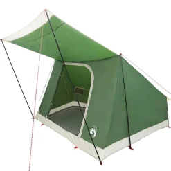 vidaXL Campingtält med tak med lagring Grön 282 x 225 x 154 cm taffeta