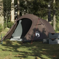 Sale vidaXL Campingtält tunnel 3 personer vattentätt Brun