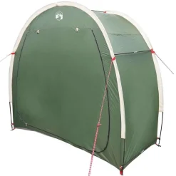Discount vidaXL Cykelförrådstält med tak med lagring 210 x 90 x 174 cm Grön
