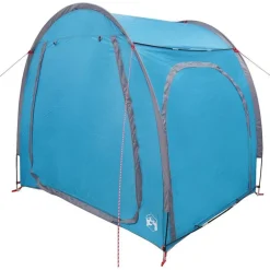 Outlet vidaXL Cykelförrådstält med tak med lagring 218 x 156 x 180 cm Blå