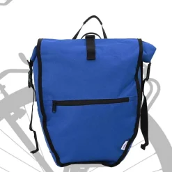 vidaXL Cykelväska Blå 32,5 x 17 x 57 cm Polyester