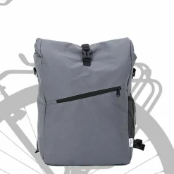 Clearance vidaXL Cykelväska 33 x 16 x 60 cm Polyester Grå