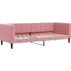 Best vidaXL Dagbädd 80x200 cm sammet Rosa