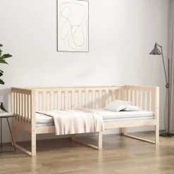 vidaXL Dagbädd utan madrass 90x200 cm massiv furu