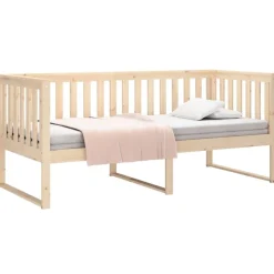 vidaXL Dagbädd utan madrass 90x200 cm massiv furu