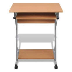 vidaXL Datorbord Fårö 60x40cm Brun