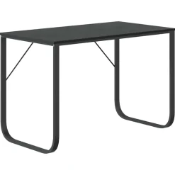 vidaXL Datorbord svart 110x60x73 cm spånskiva