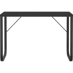 vidaXL Datorbord svart 110x60x73 cm spånskiva