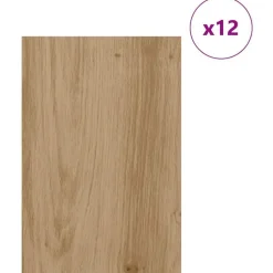 vidaXL Dekorpaneler 12 pcs Artisan Ek 40 x 60 x 0.27 cm