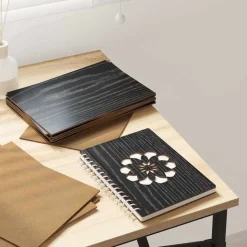 vidaXL Dekorpaneler 12 pcs Svart Ek 21 x 30 x 0,27 cm Konstruerat trä