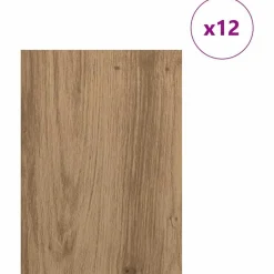 vidaXL Dekorpaneler 12 pcs Artisan Ek 21 x 30 x 0,27 cm