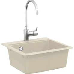 vidaXL Diskho Beige 470 x 440 mm Granit