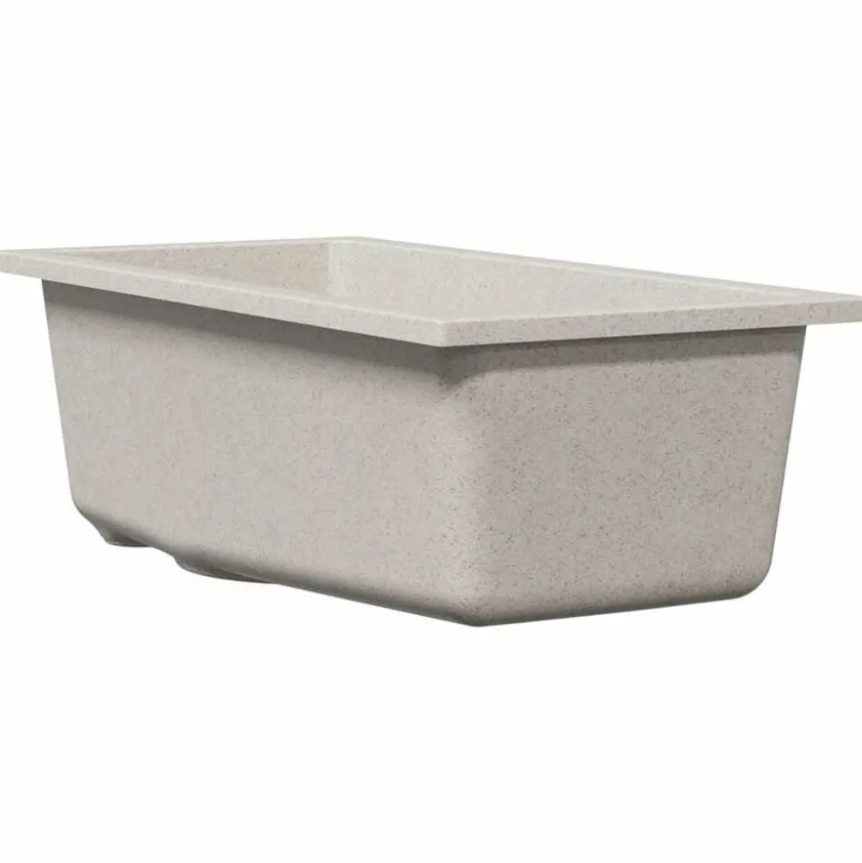 vidaXL Diskho Beige 21 x 44 x 14 cm Granit