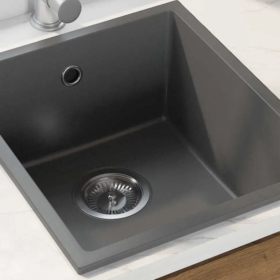 vidaXL Diskho Grå 38 x 44 x 20 cm Granit