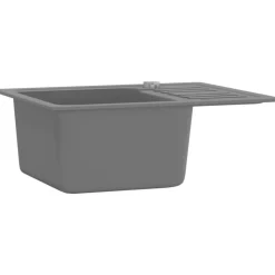 vidaXL Diskho granit enkel grå