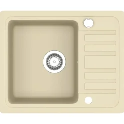 Clearance vidaXL Diskho granit enkel Beige
