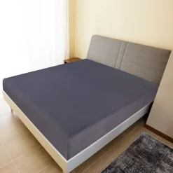 Hot vidaXL Dra-på-lakan jersey 90x200 cm bomull Antracit