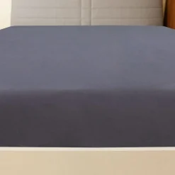 Hot vidaXL Dra-på-lakan jersey 90x200 cm bomull Antracit