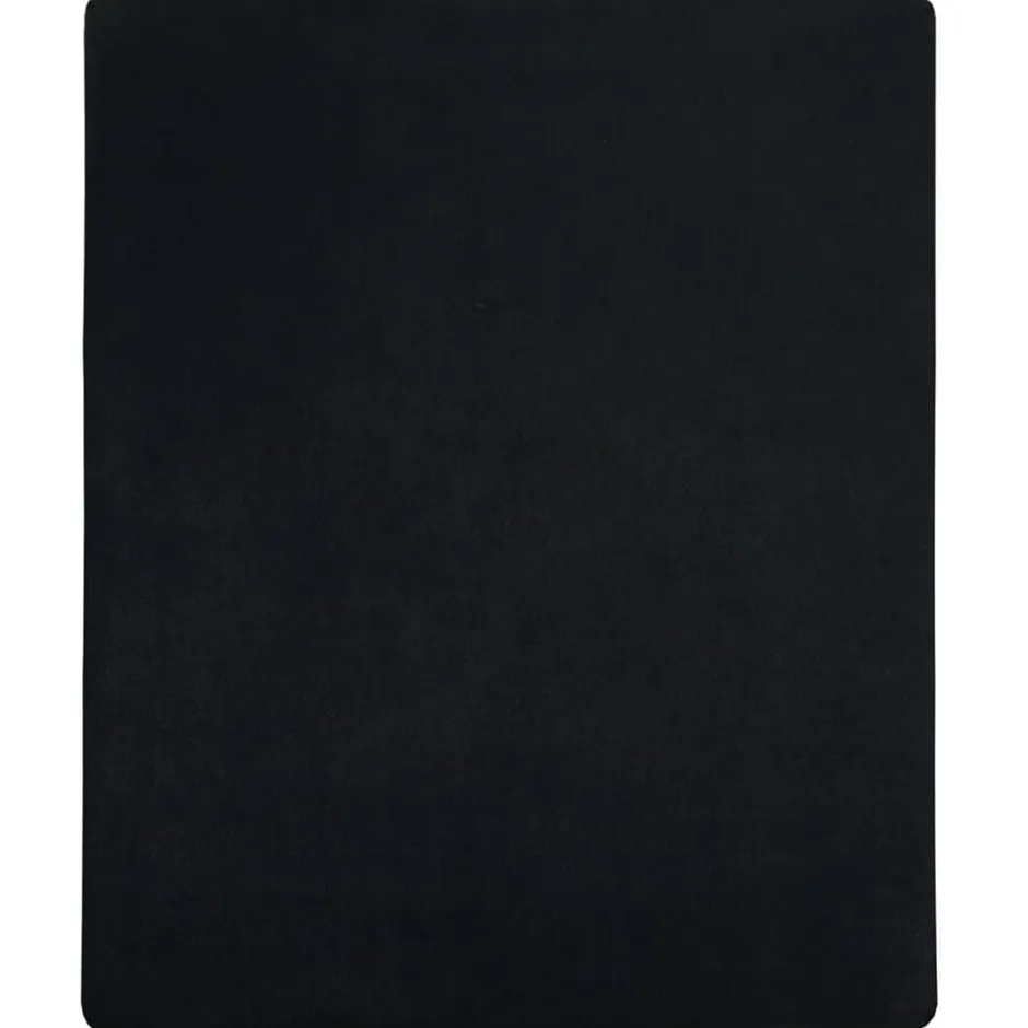 Outlet vidaXL Dra-på-lakan jersey 90x200 cm bomull Svart