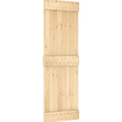 vidaXL Dörr NARVIK Naturfärg 70 x 210 cm Massiv furuträdörr