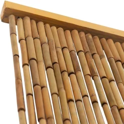 vidaXL Dörrdraperi i bambu 56x185 cm