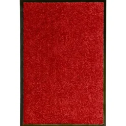 vidaXL Dörrmatta tvättbar röd 40x60 cm