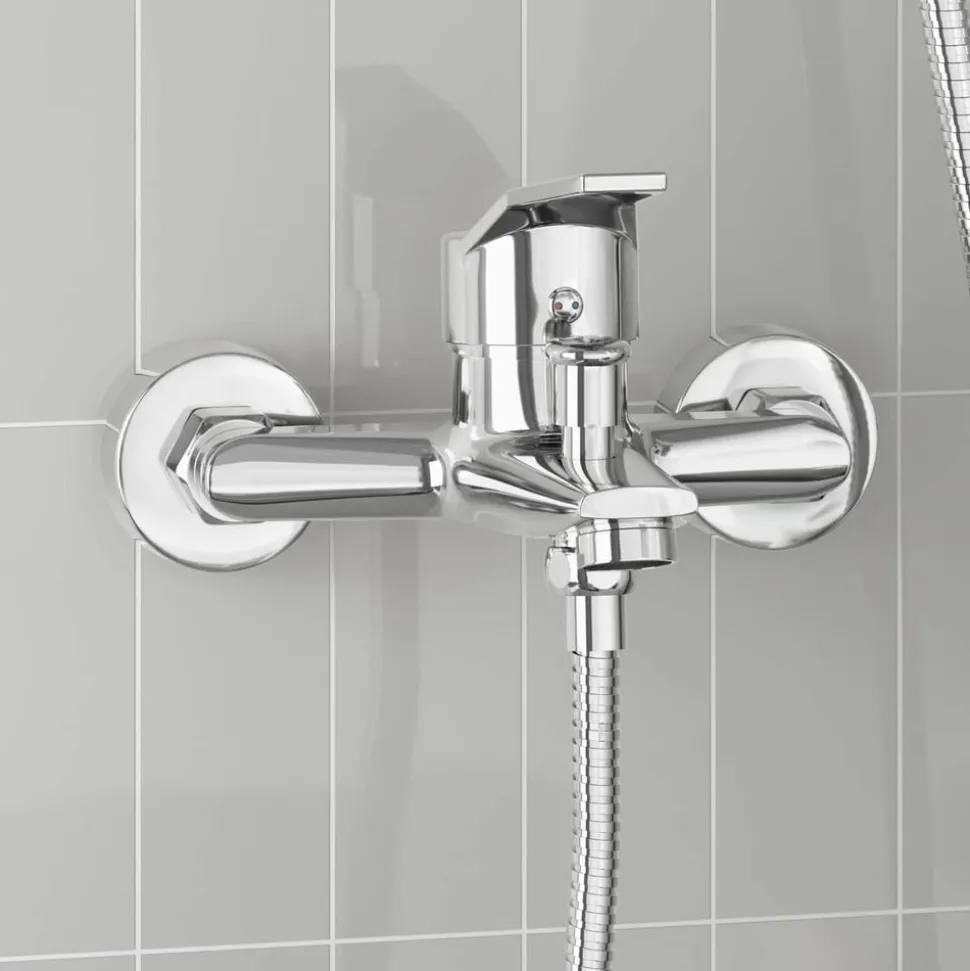 vidaXL Duschblandare Krom G 1 / 2 tum