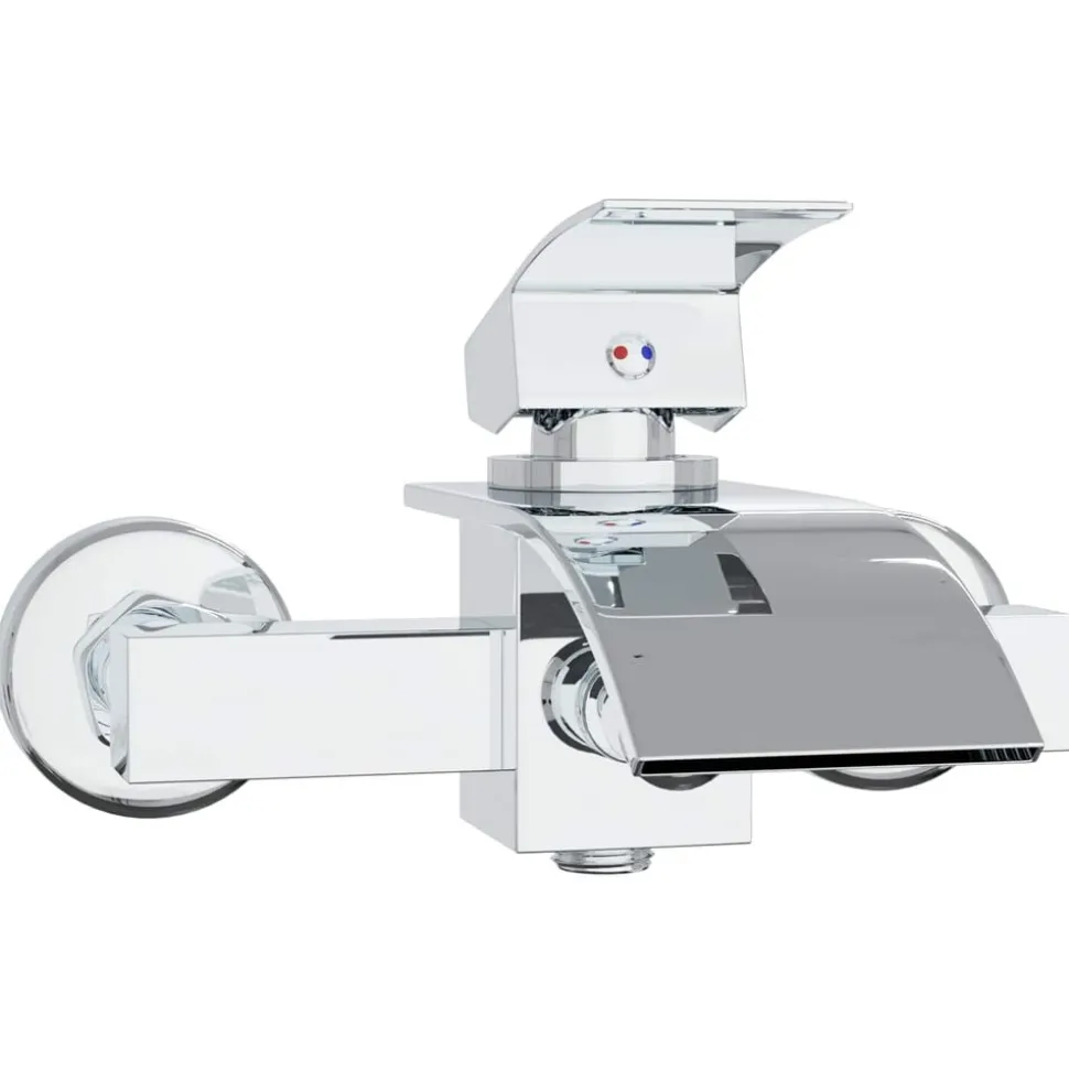 vidaXL Duschblandare Krom G 1 / 2 tum