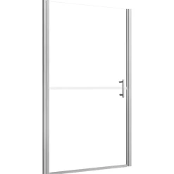 vidaXL Duschdörr härdat glas 81x195 cm