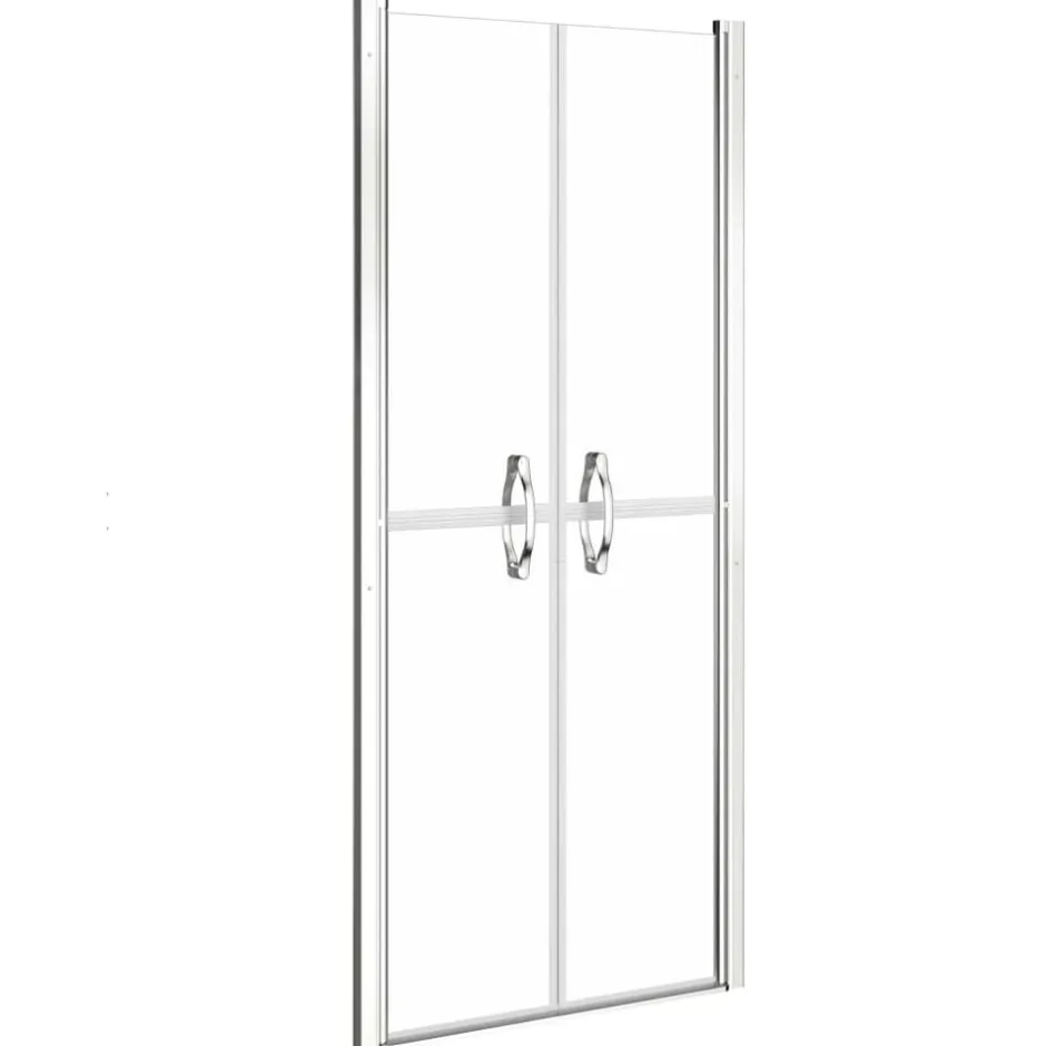 Hot vidaXL Duschdörr klar ESG 71x190 cm Silver